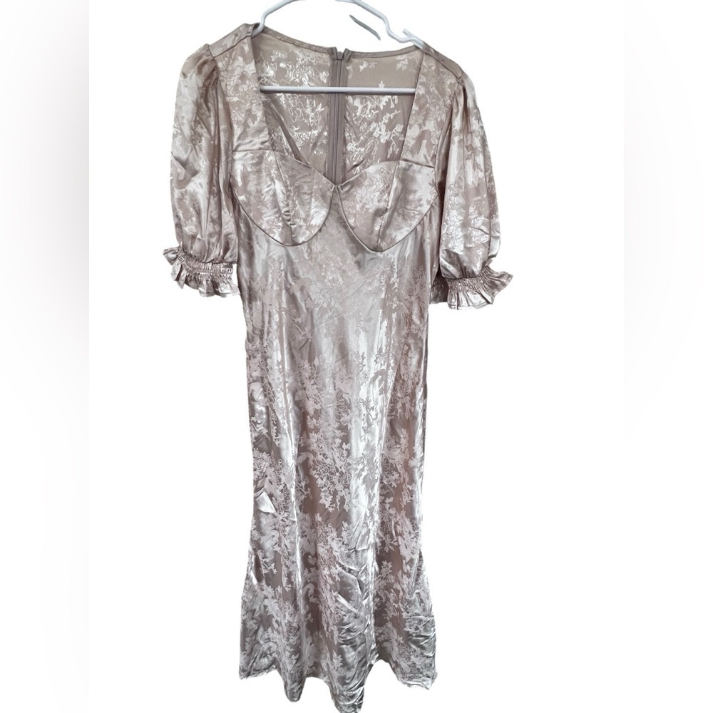 Cider Satin Chemise in Cream